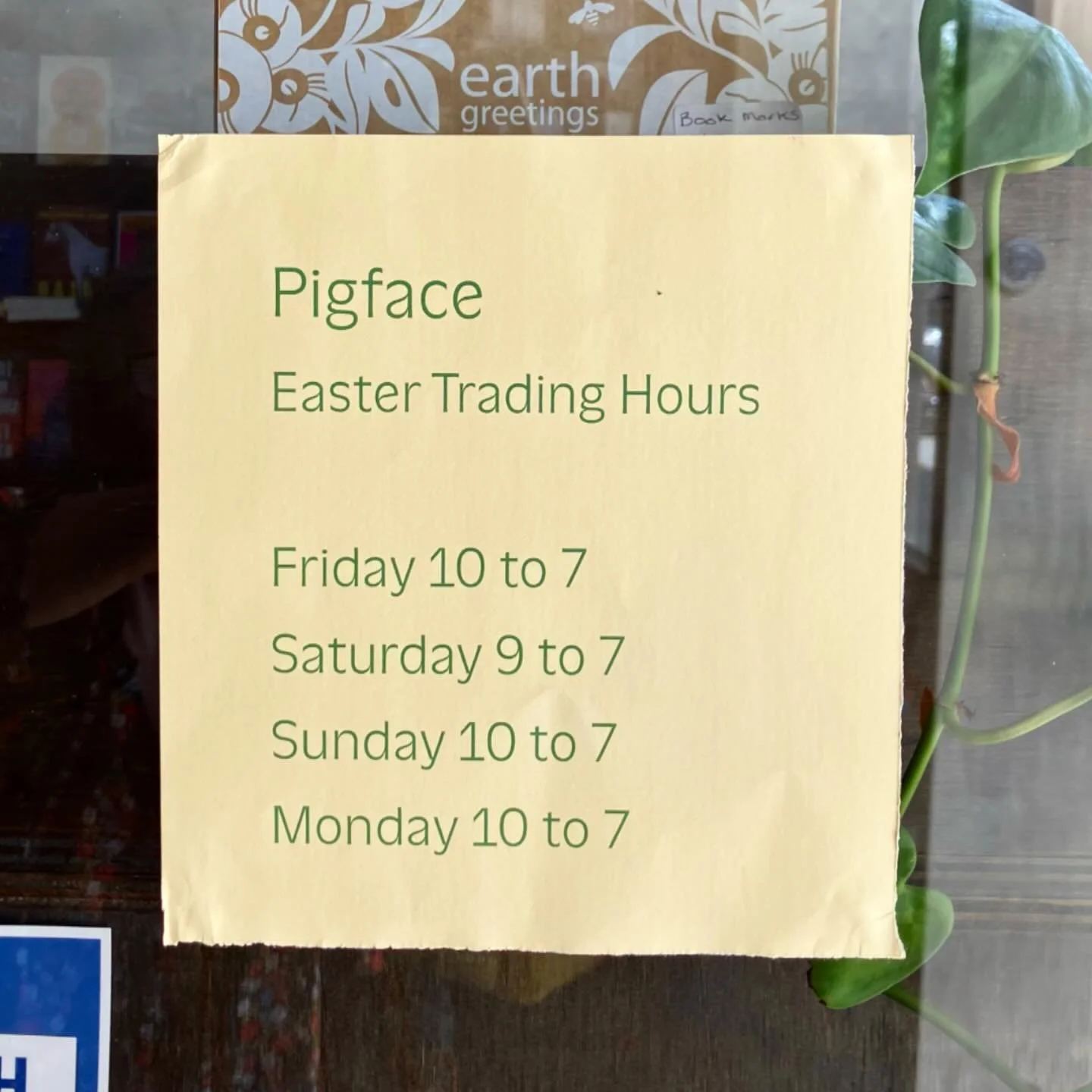 Our opening hours over the Easter long weekend! 🐣🍫📖🥚