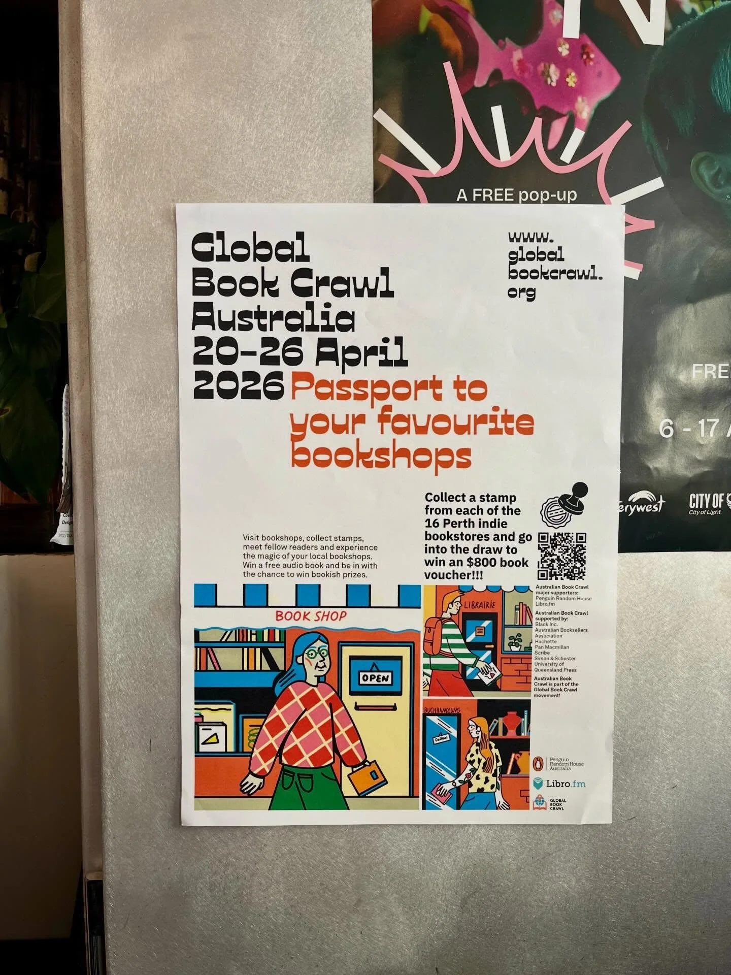 The Global Book Crawl kicks off tomorrow and we are taking part in 2026! 

Come in and grab your Global Book Crawl passport and visit any, or all, of the 16 participating independent bookstores. Collect stamps and win some exciting prizes! 

⭐️ Prize