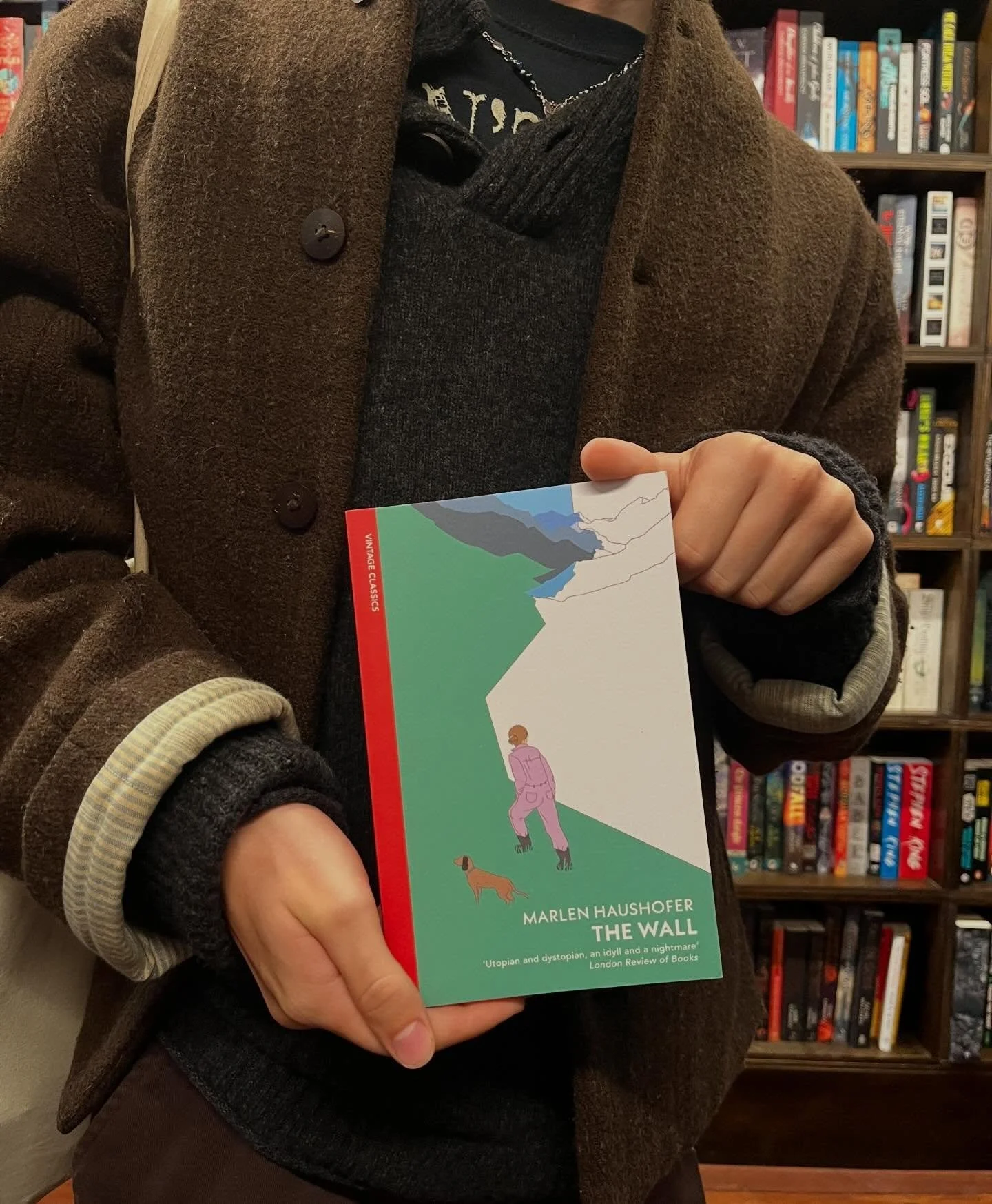 🐕 What We&rsquo;re Reading 🐕

Chris has just finished The Wall by Marlen Haushofer

&ldquo;A softly heart wrenching account of one woman&rsquo;s survival when she finds herself trapped inside an invisible wall in the middle of the Austrian Alps. Wi