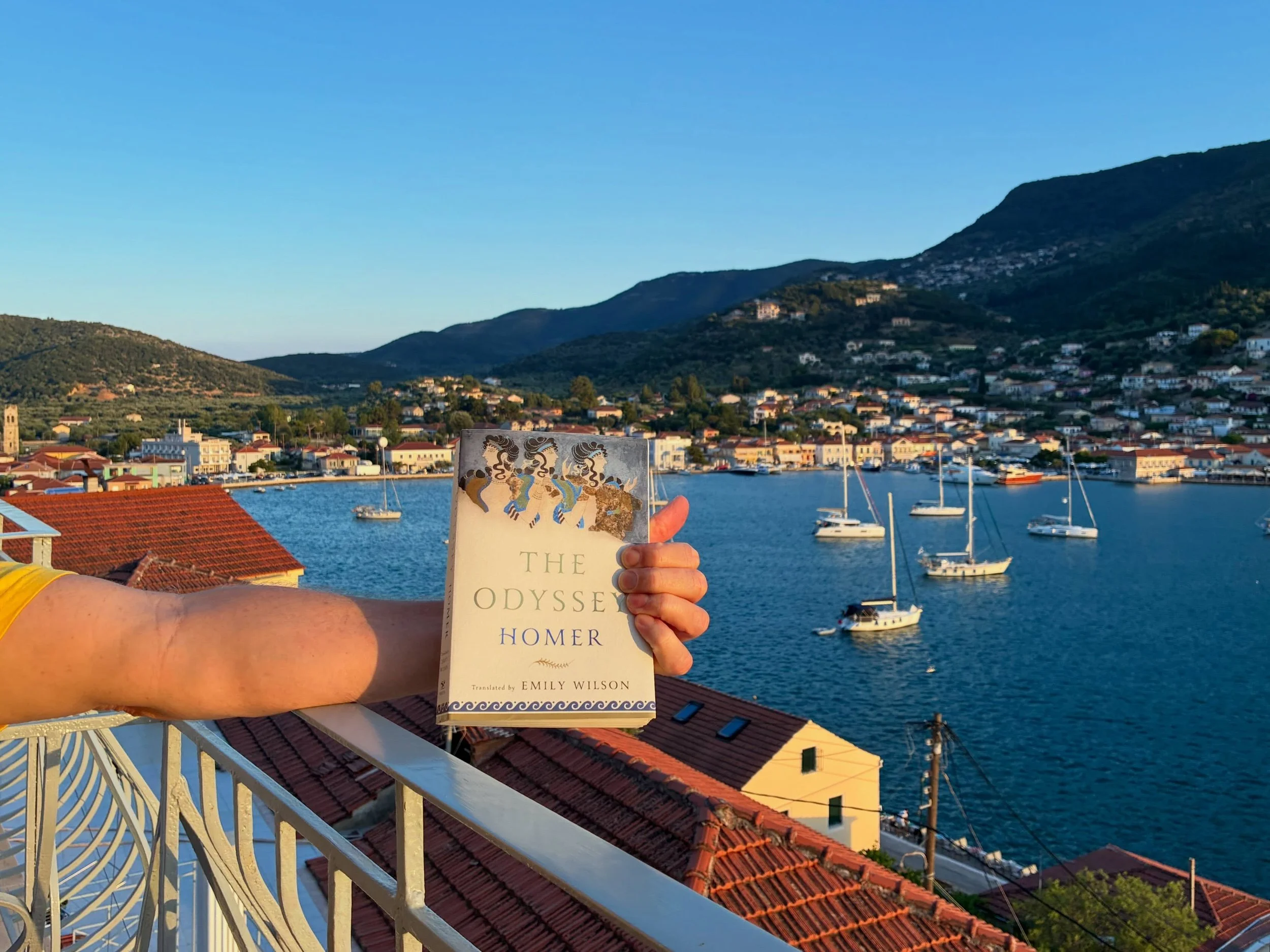 Dispatches from Europe 🗺️

Alan reading The Odyssey in Ithaca. Wanker.