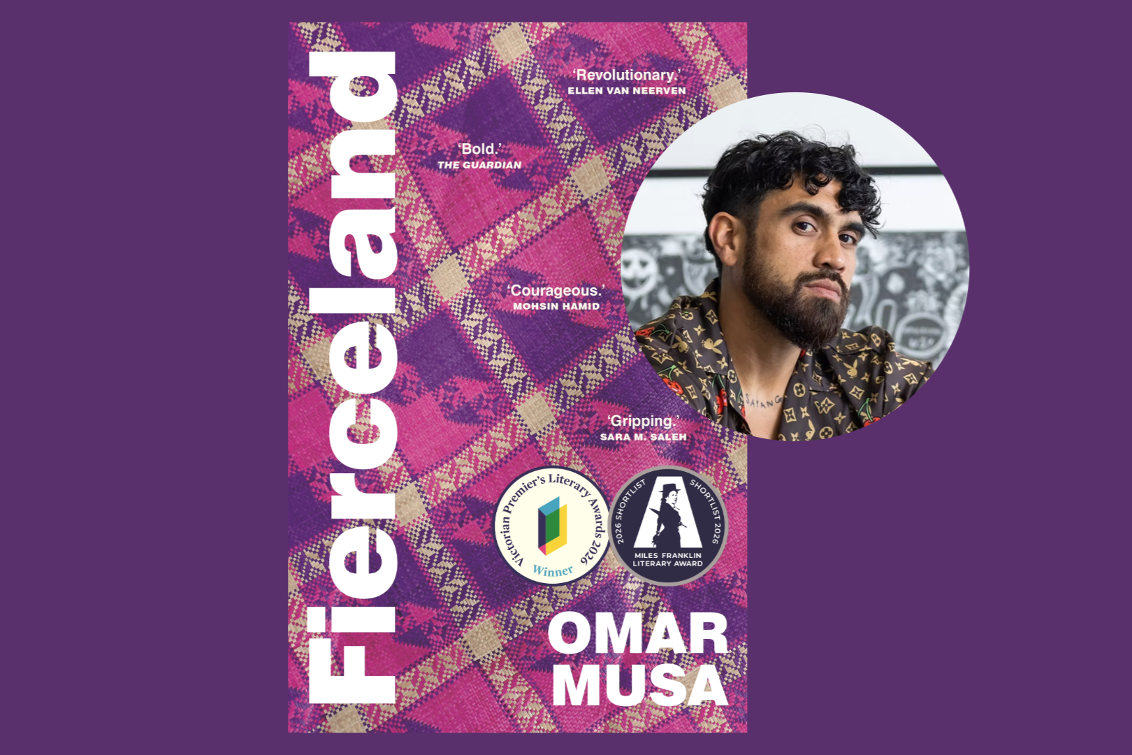 Fierceland by Omar Musa wins The 2026 Miles Franklin Literary Award