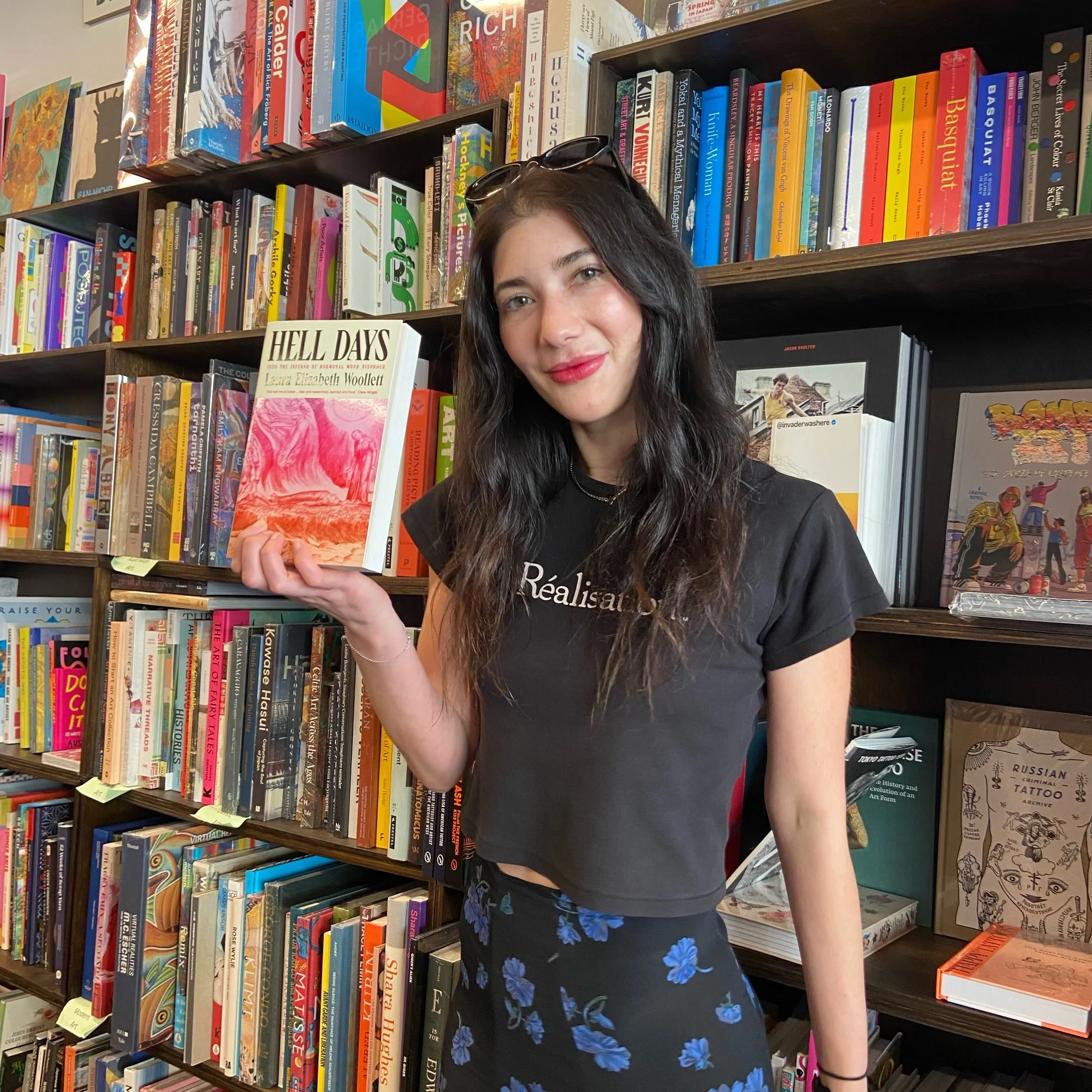 Very excited to have author Laura Woollett in to sign some copies of her new book, Hell Days. While stocks last! 

📕

In the fluorescent tedium of a call centre in 2018, acclaimed novelist Laura Elizabeth Woollett finds herself meticulously plotting