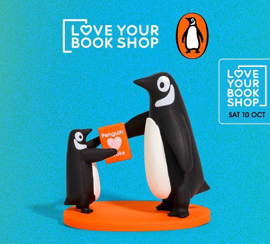 Tomorrow (10th October) is Love Your Bookshop Day! 

Unfortunately, the annual Penguin figurines are delayed. However, if you come in tomorrow and buy two Penguin books, you will receive a Book-Nook Card in place of your figurine, guaranteeing you a 