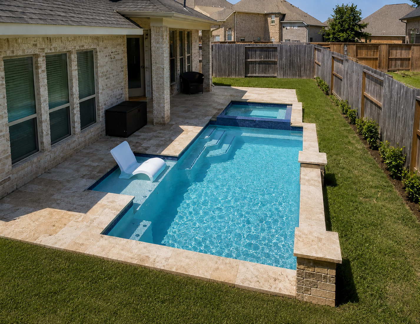 Modern pool and spa Riceland