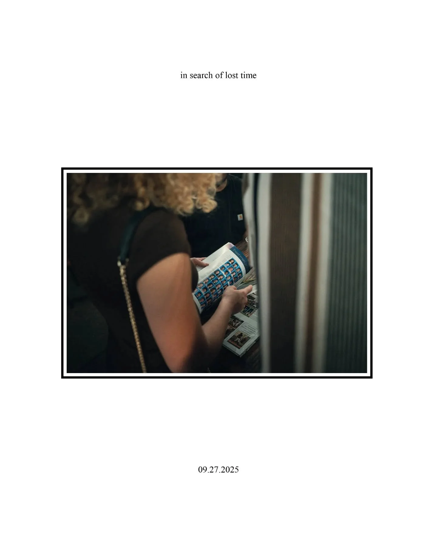 in search of lost time (09.27.2025)

Sony a7r
Canon FD 28mm f/2.8

f/2.8-5.6 / 1/2500-1/160 / ISO6400

song/text: @macklemore cowboy boots