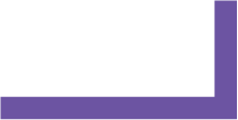 Black background with a purple border on the bottom and right sides