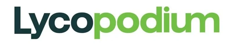 LycoPodium logo with the words 'Lyco' in black and 'podium' in green