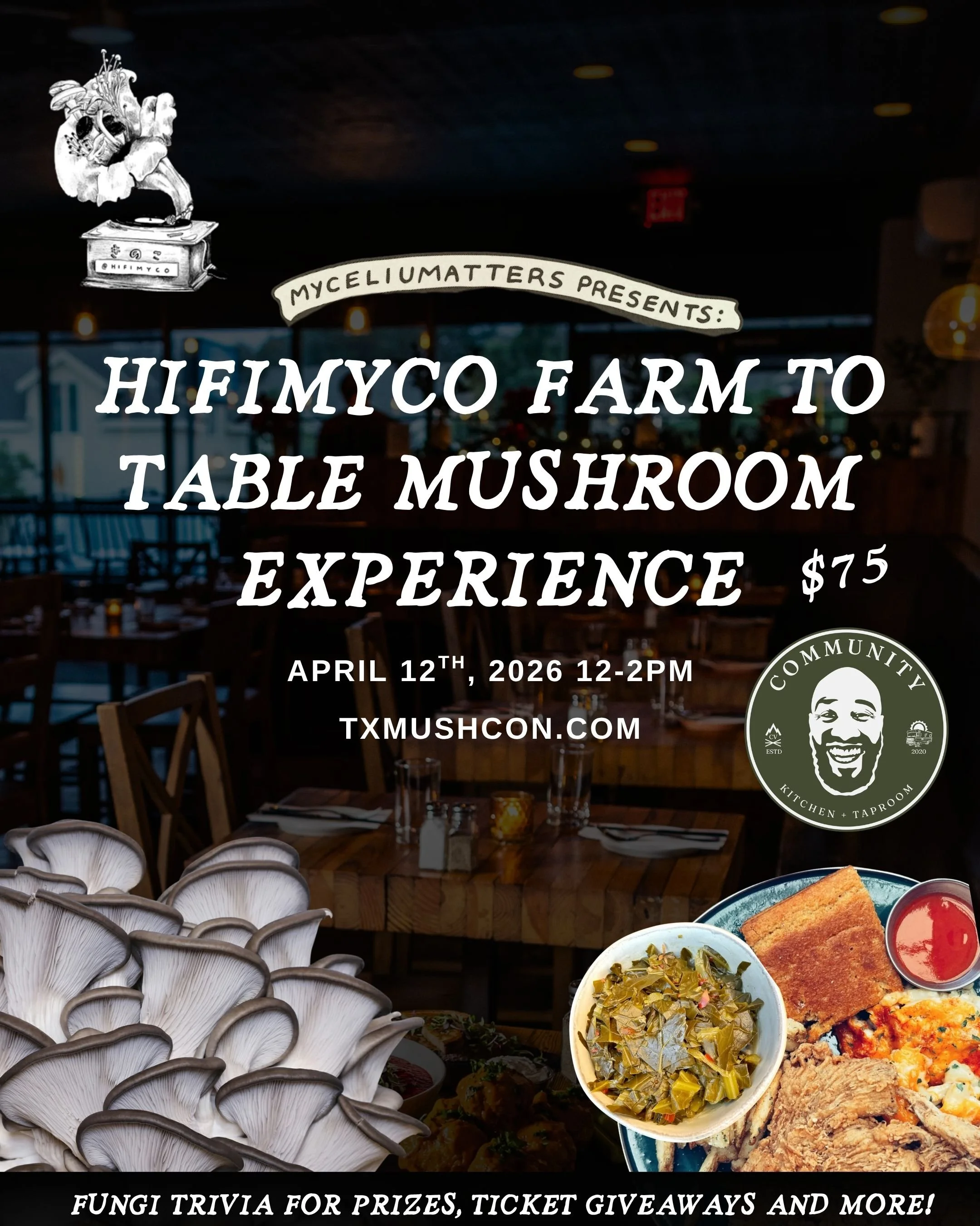HiFiMyco Farm-to-Table Mushroom Experience