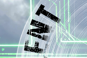 Digital graphics with the hashtag '#FREEDOM' in bold black letters over a futuristic, technological background with neon green lines and light effects.