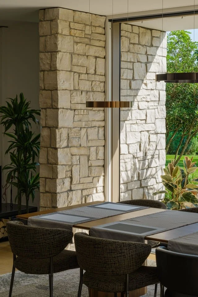 Wandverblender, Mauersteine und Fassadenbekleidung aus Kanfanar.