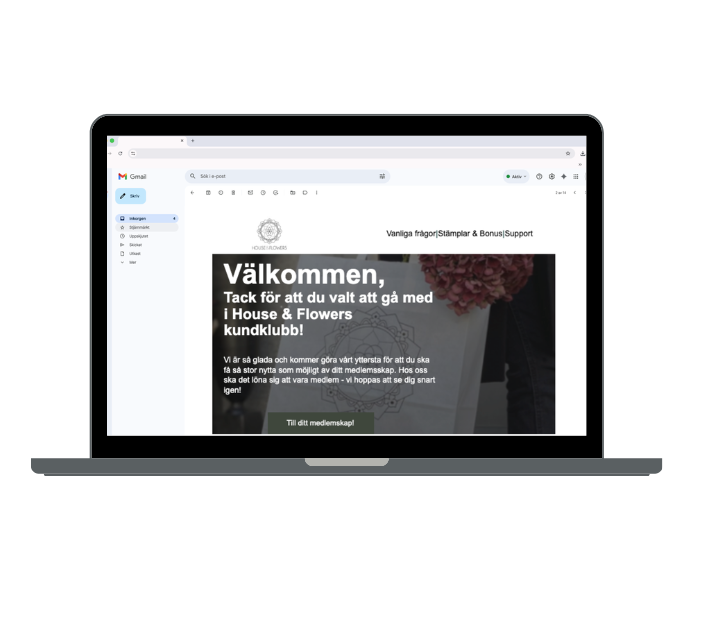 Skicka mail till dina kunder med hjälp av FiLLiTs lojalitetssystem.