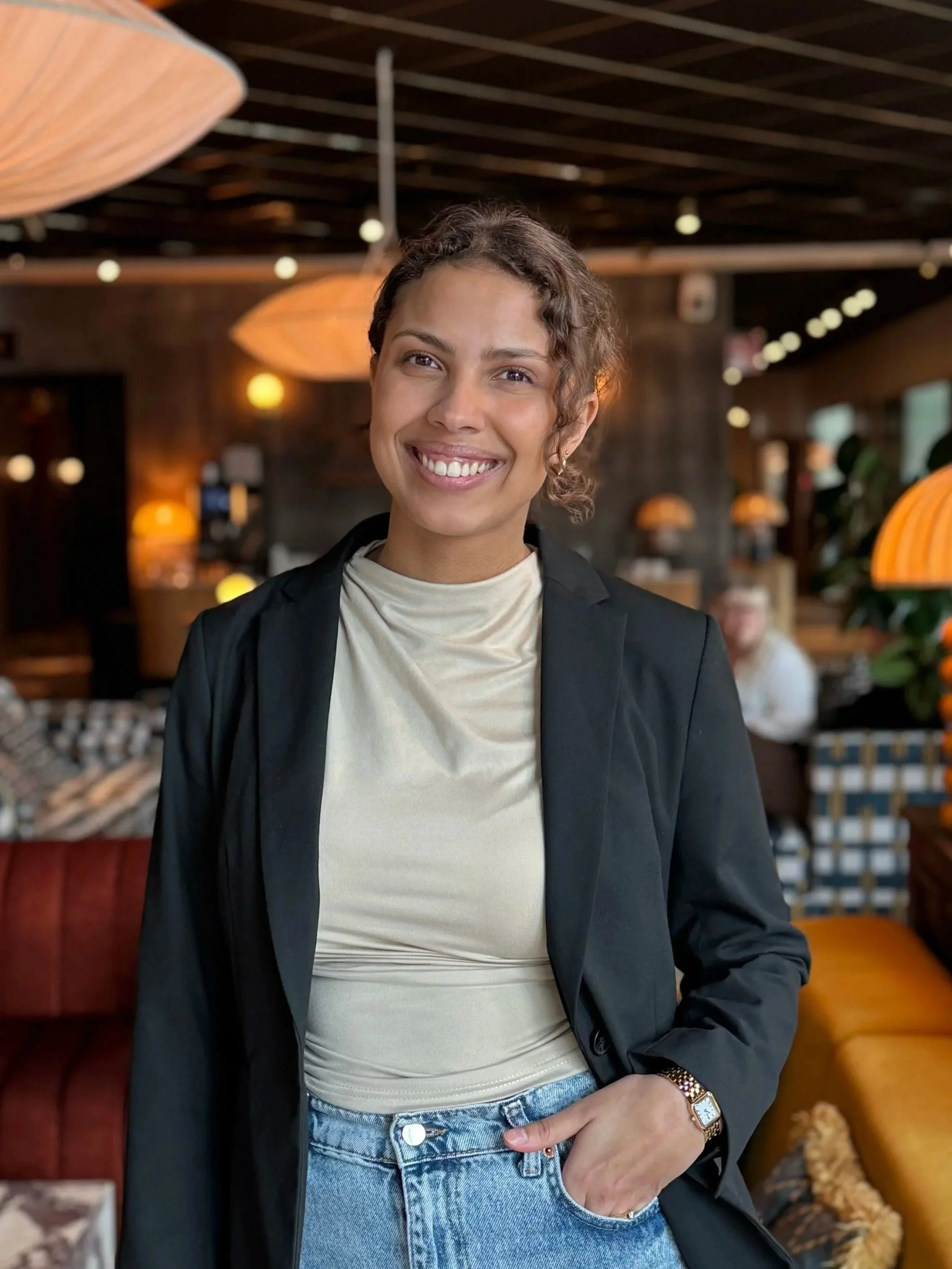 Asli Hermansson på FiLLiT. Hon brinner för att skapa lojala och återkommande kunder för lokala butiker.