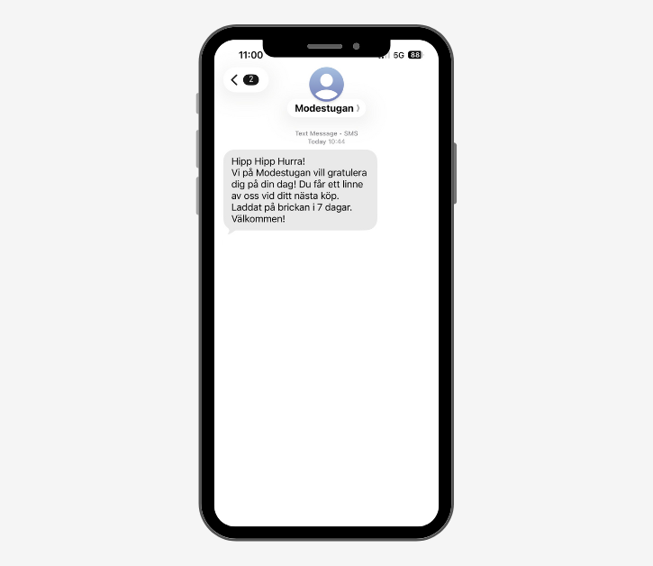 Med FiLLiTs lojalitetssystem kan du kommunicera med dina kunder via SMS och epost marknadsföring. Genom att skicka SMS till dina kunder skapar du snabbare köp och med epost kan du bygga starkare relationer med inspirerande innehåll.