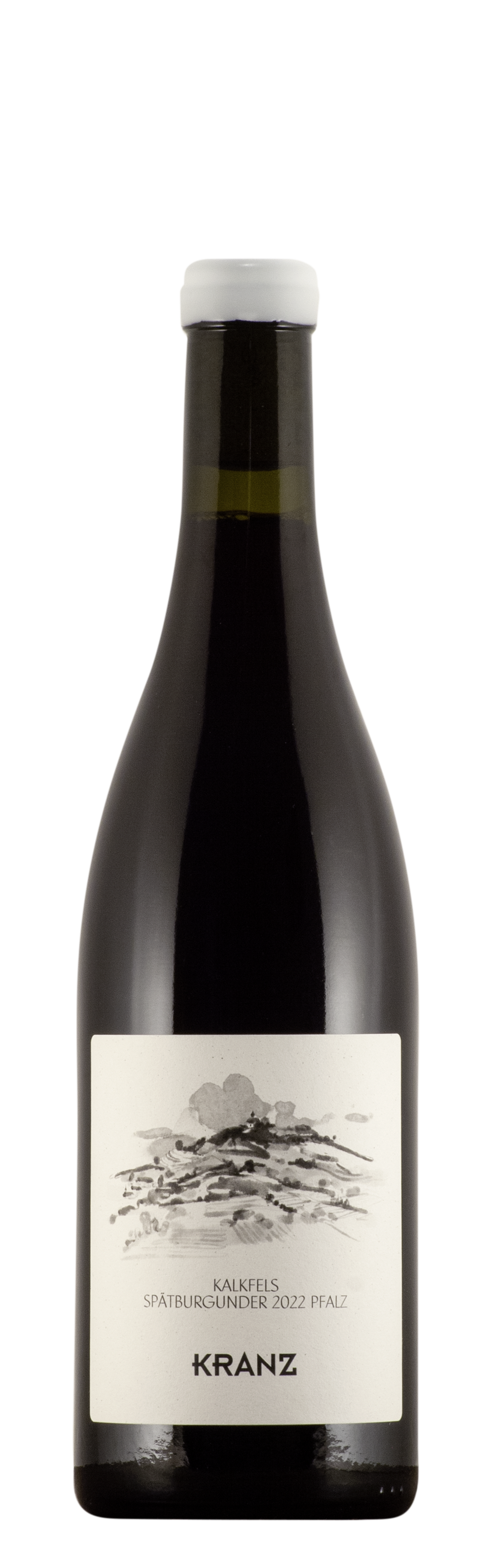 Flaschenfoto Weingut Kranz Kalkfels Spätburgunder.