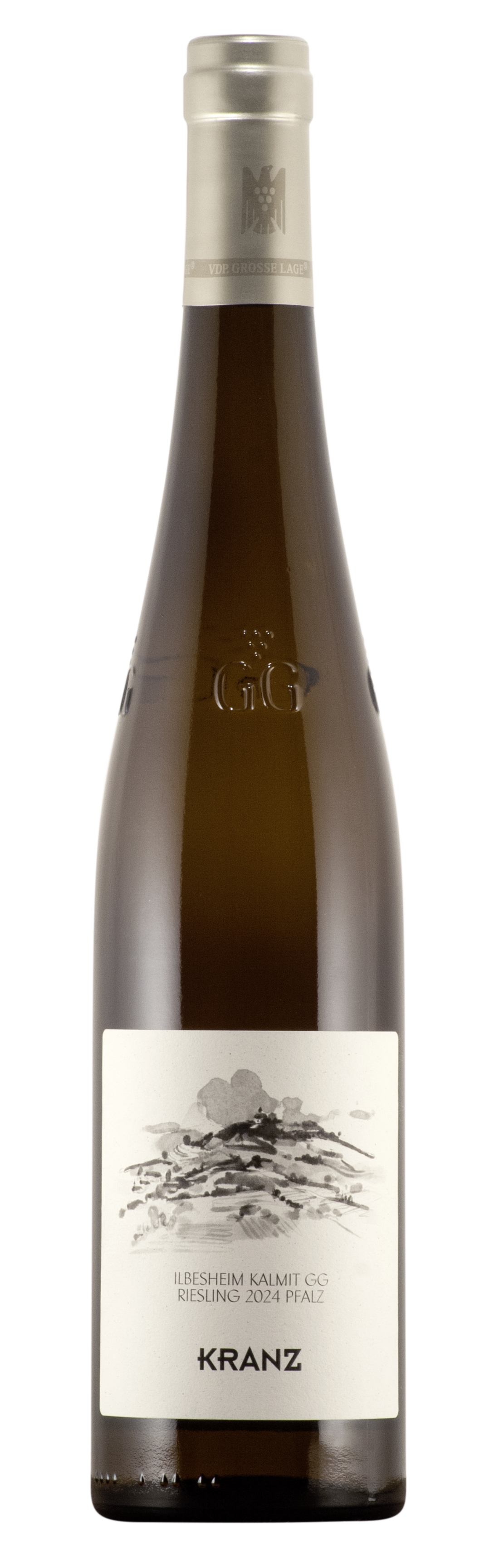 Flaschenfoto Weingut Kranz Ilbesheim Kalmit Riesling VDP Große Lage