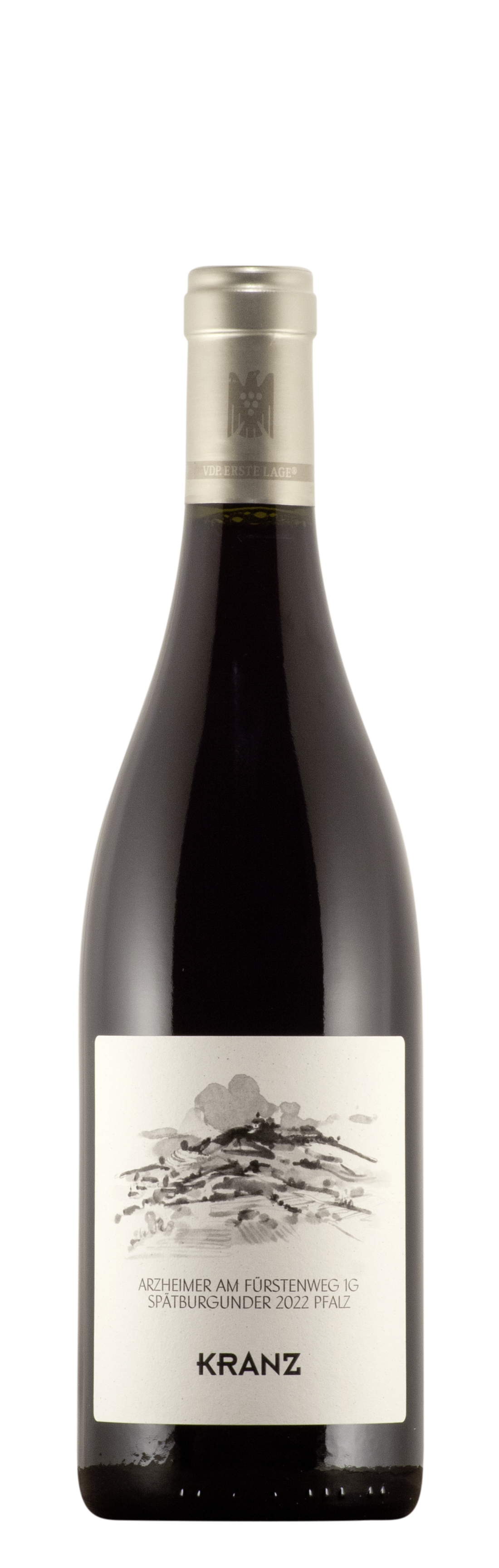 Flaschenfoto Weingut Kranz Arzheimer am Fürstenweg Spätburgunder VDP Erste Lage