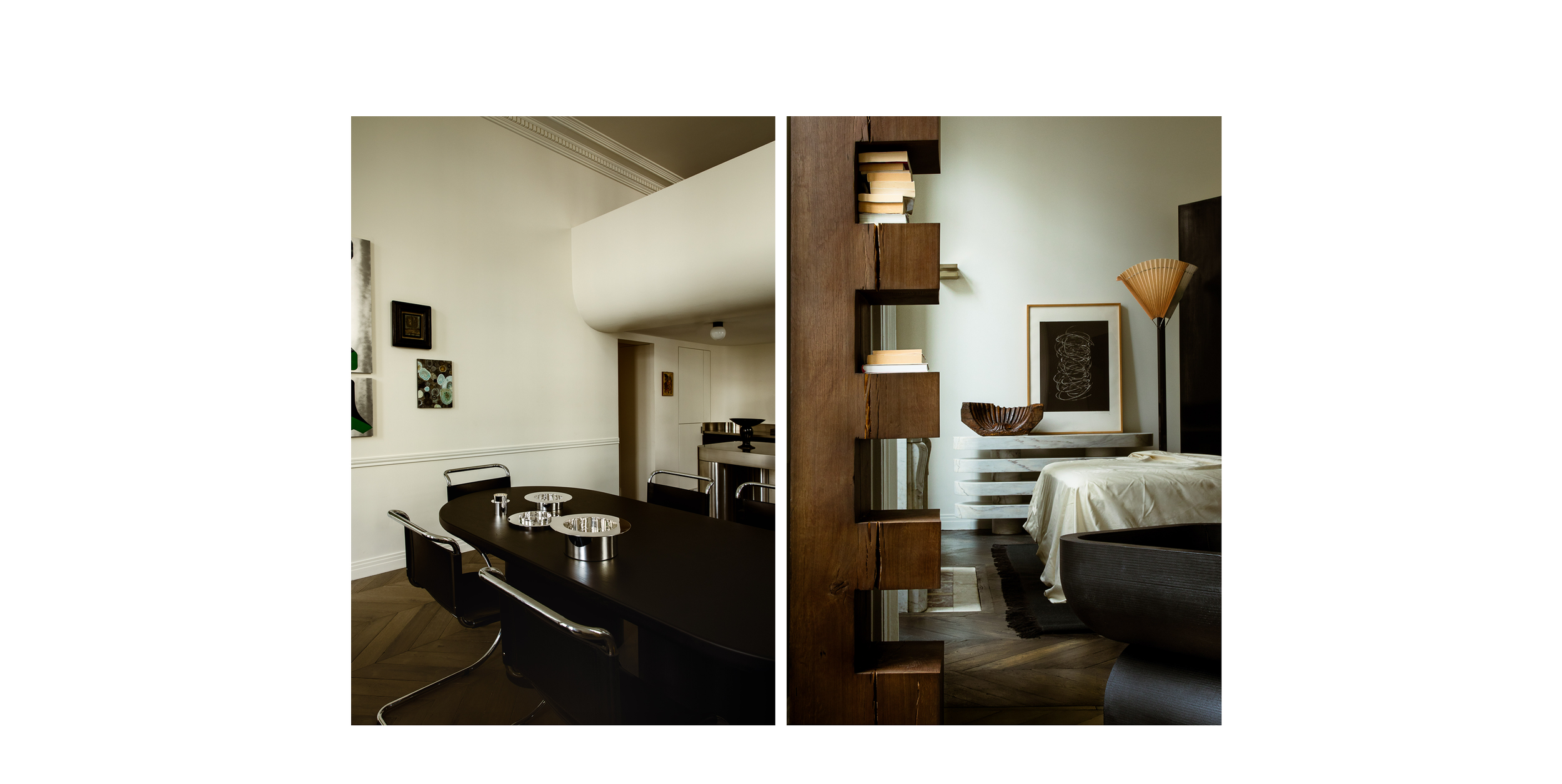 Art direction, art & design curation for a Joris Poggioli’s project — featured in AD Italia — Photography : Alice Mesguich