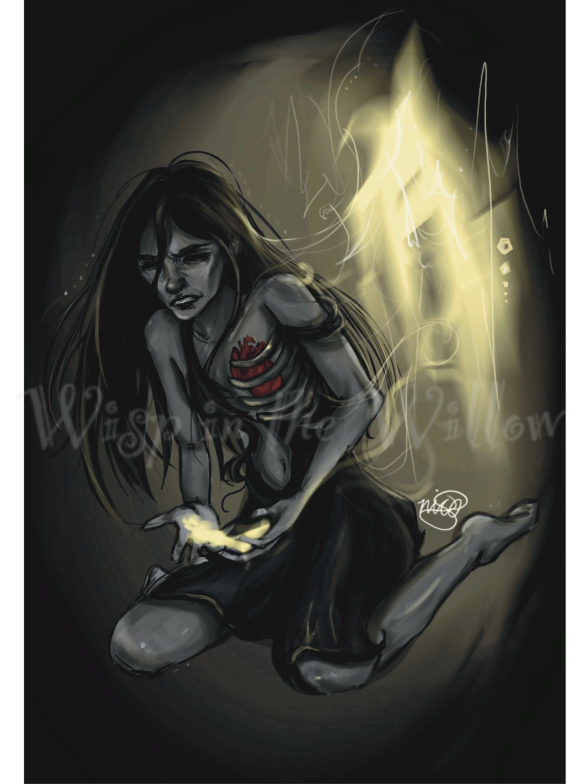 *DISOCUNTED* Golden Attachment - A5 Art Print