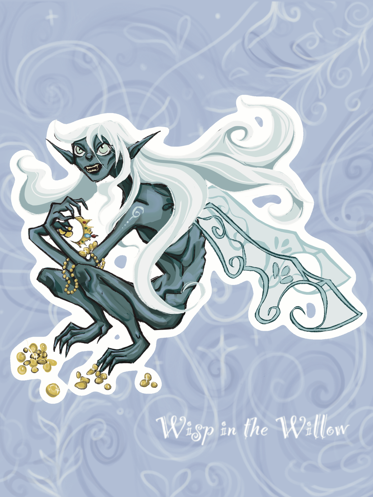 Greedy Goblin Sticker