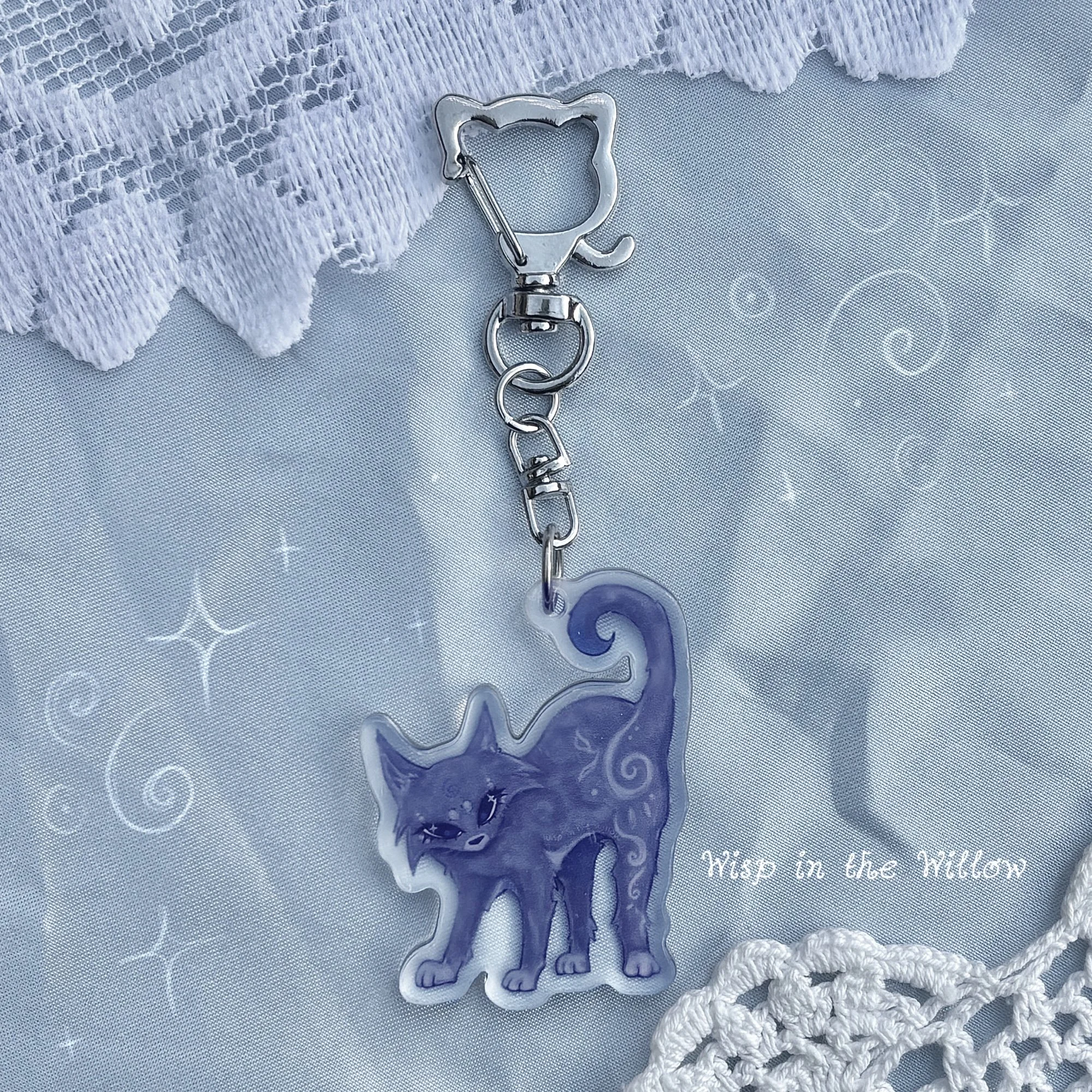 Blurpul Cat Keychain