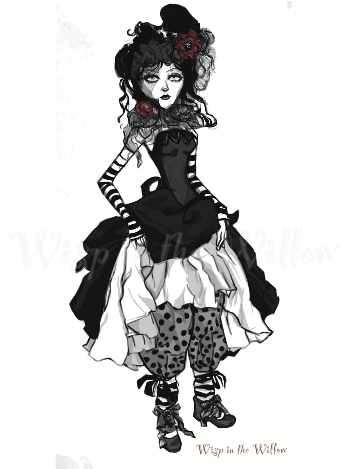 Dolly Red - A5 Art Print