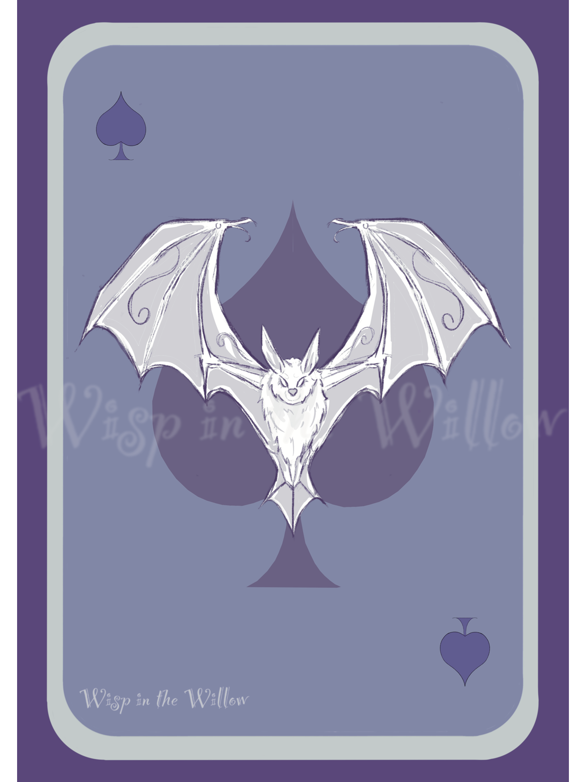 Ace of Bats - A5 Art Print