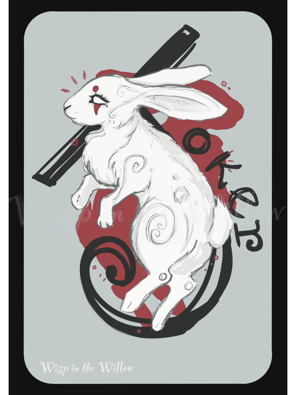 Joker Hare - A5 Art Print