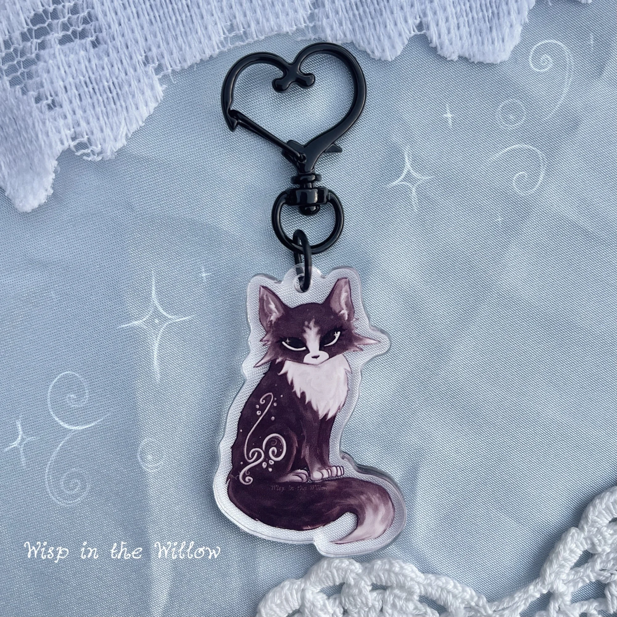 Red Cat Keychain