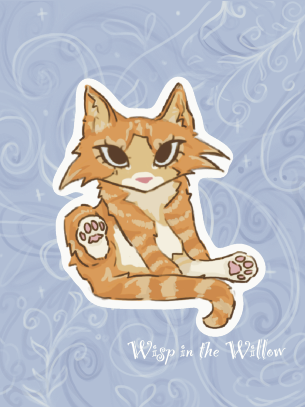 Ginger Kitty Sticker