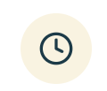 Clock icon on a light background
