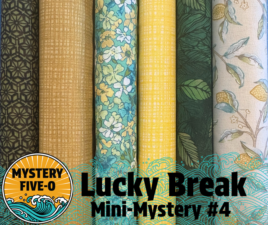 Mystery Five-0 - Lucky Break - Mini Mystery FQ Bundle - Lemons