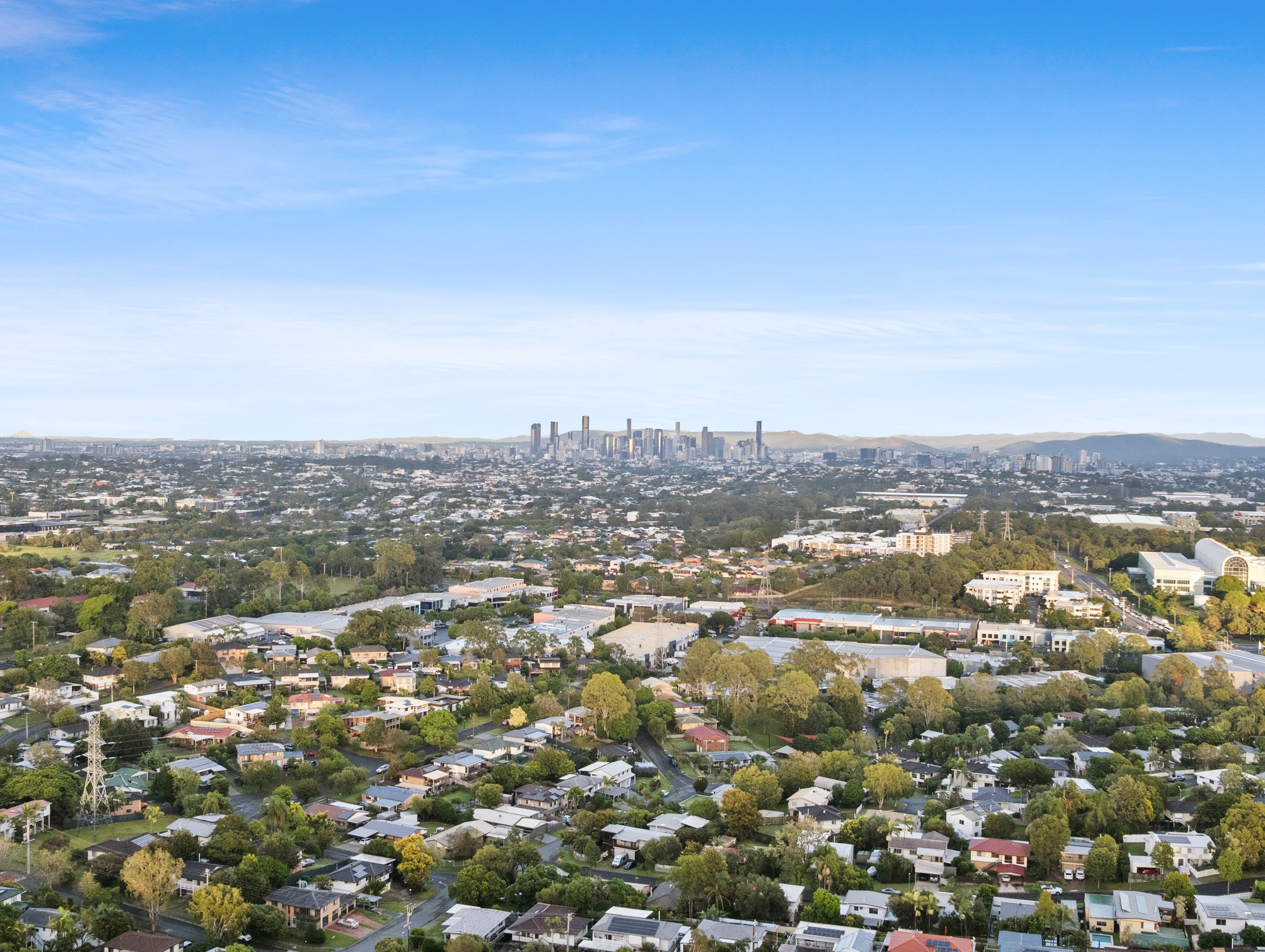 Drone Image of Brisbane City