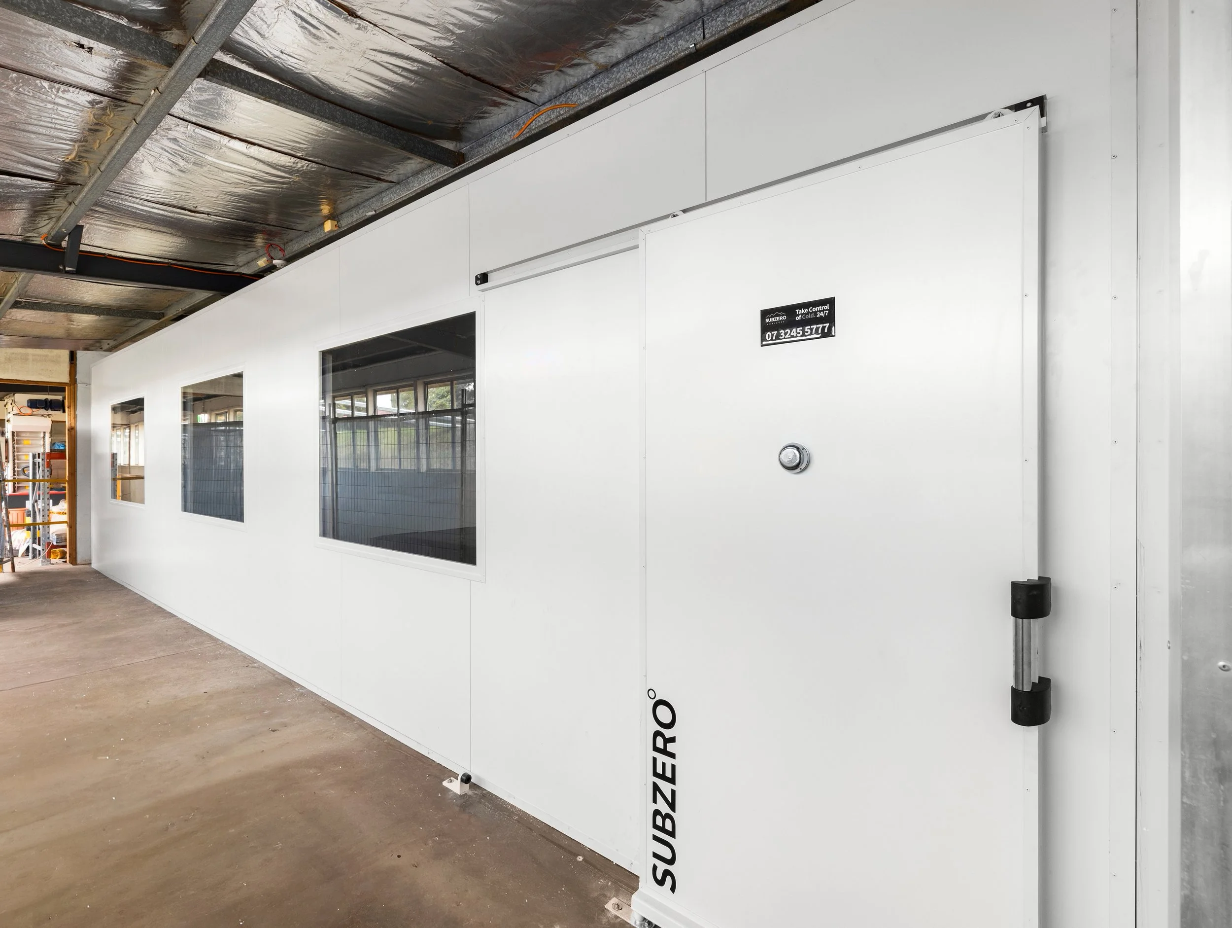 Toowoomba City Cold Room Installed by WYPI Building & Service at Endeavour Foundation Centre rear access from outside off cold room