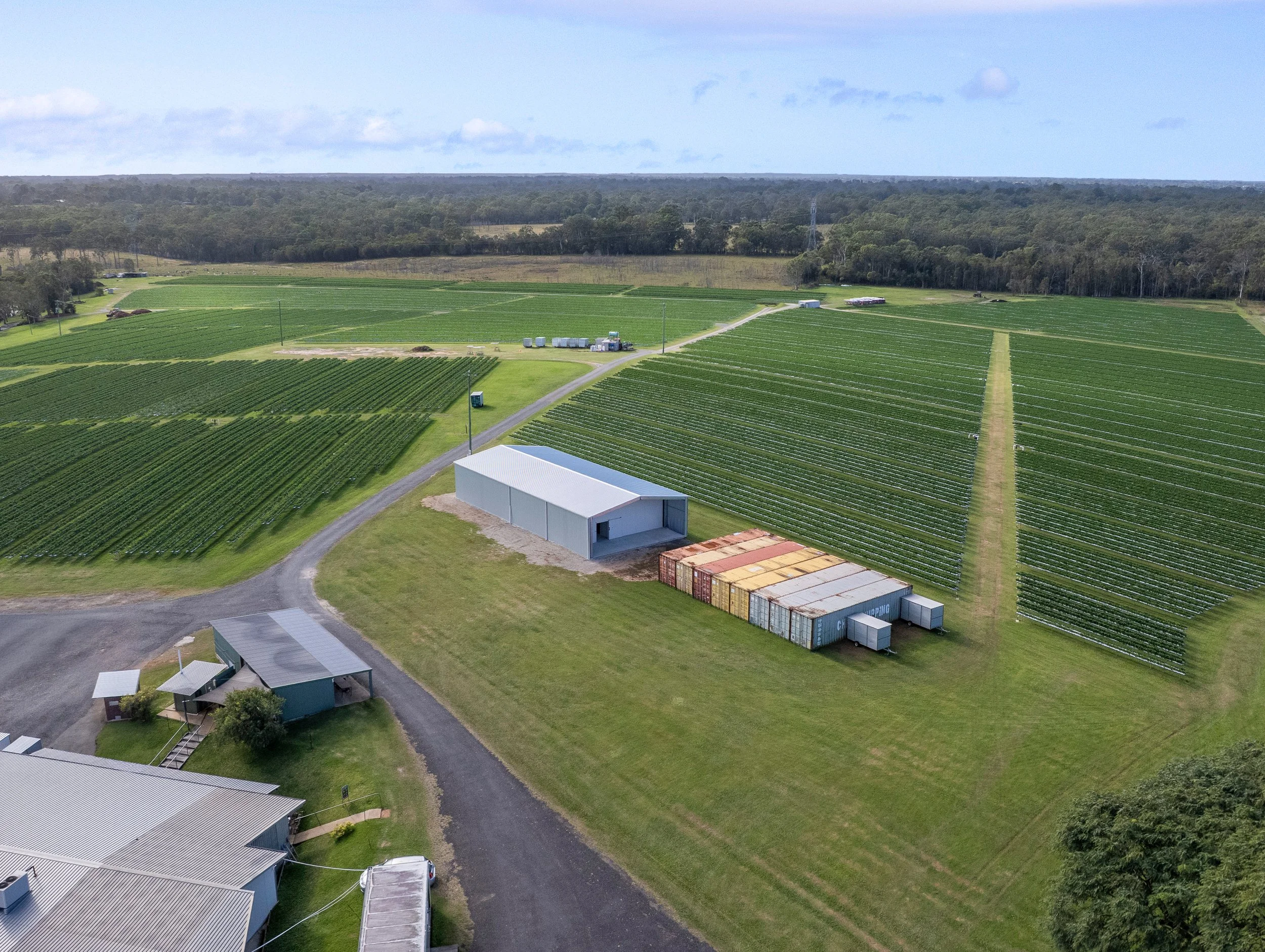 WYPI Building & Services_ TSL Family Farms_ Drone Image Shed