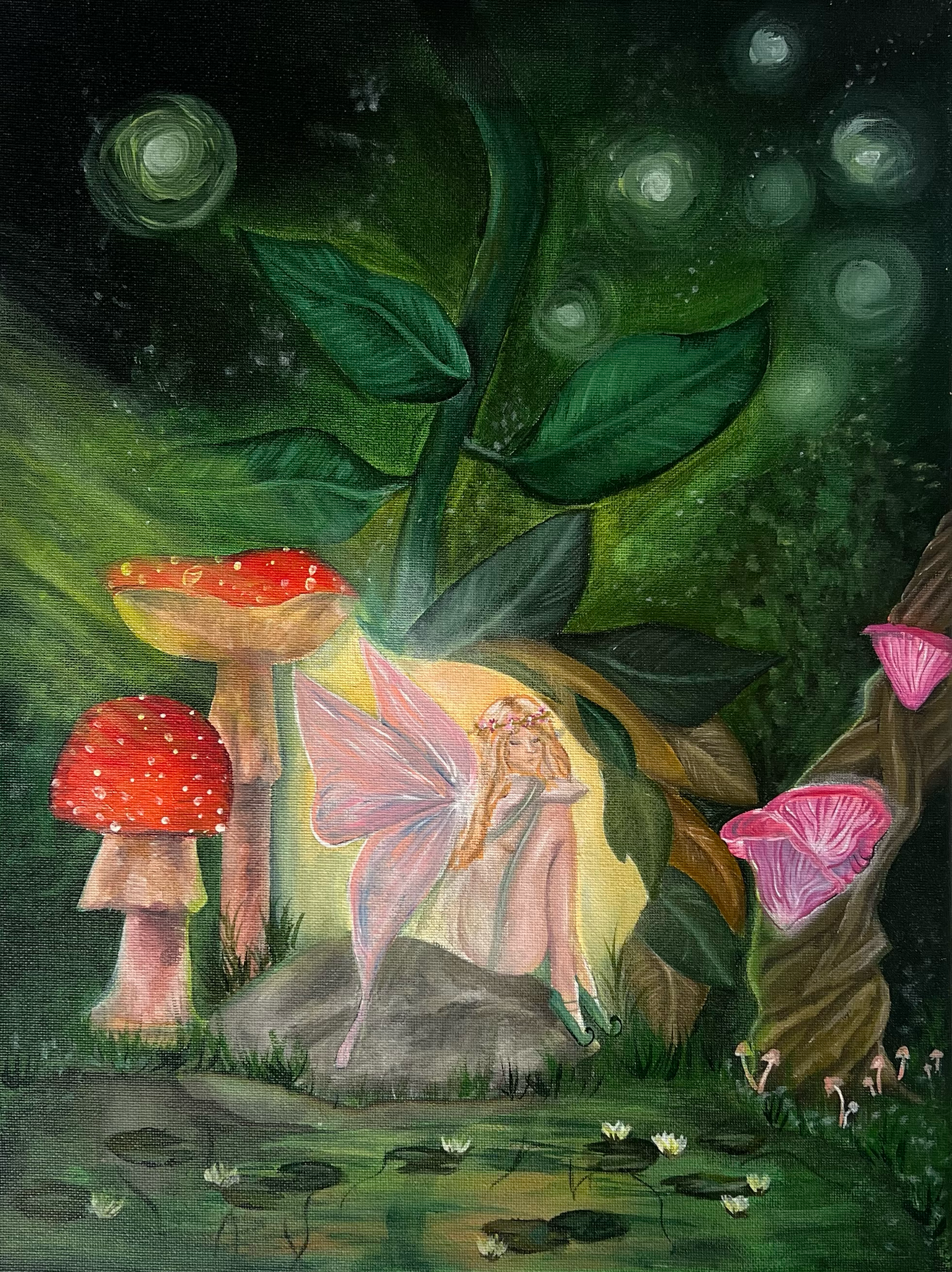 "Fairytale" | 11" x 16" | Acrylic on Canvas | $350