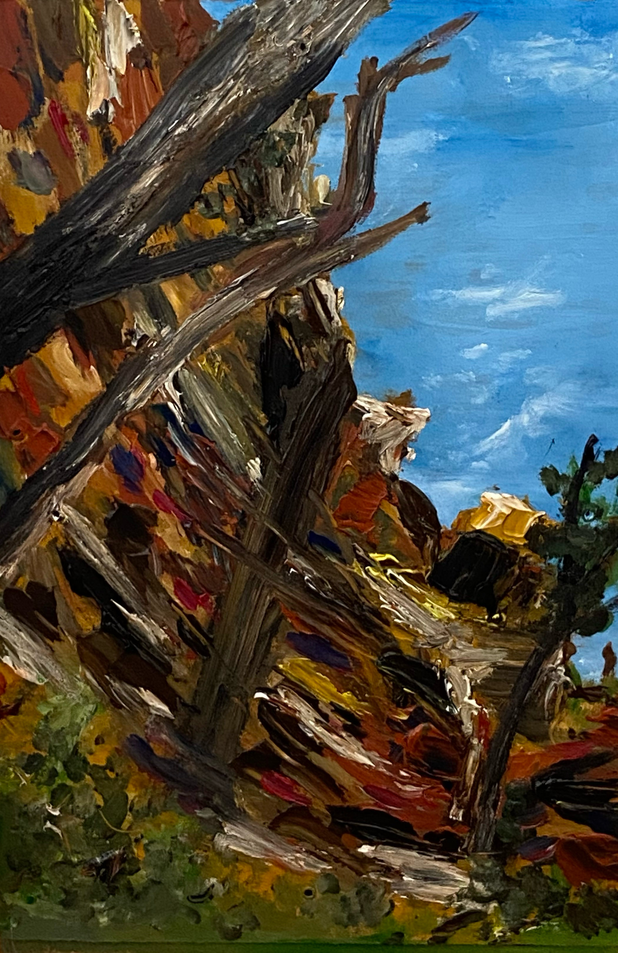 "Porter's Pass" | 8" x 11" | Oil on Wood | Not For Sale