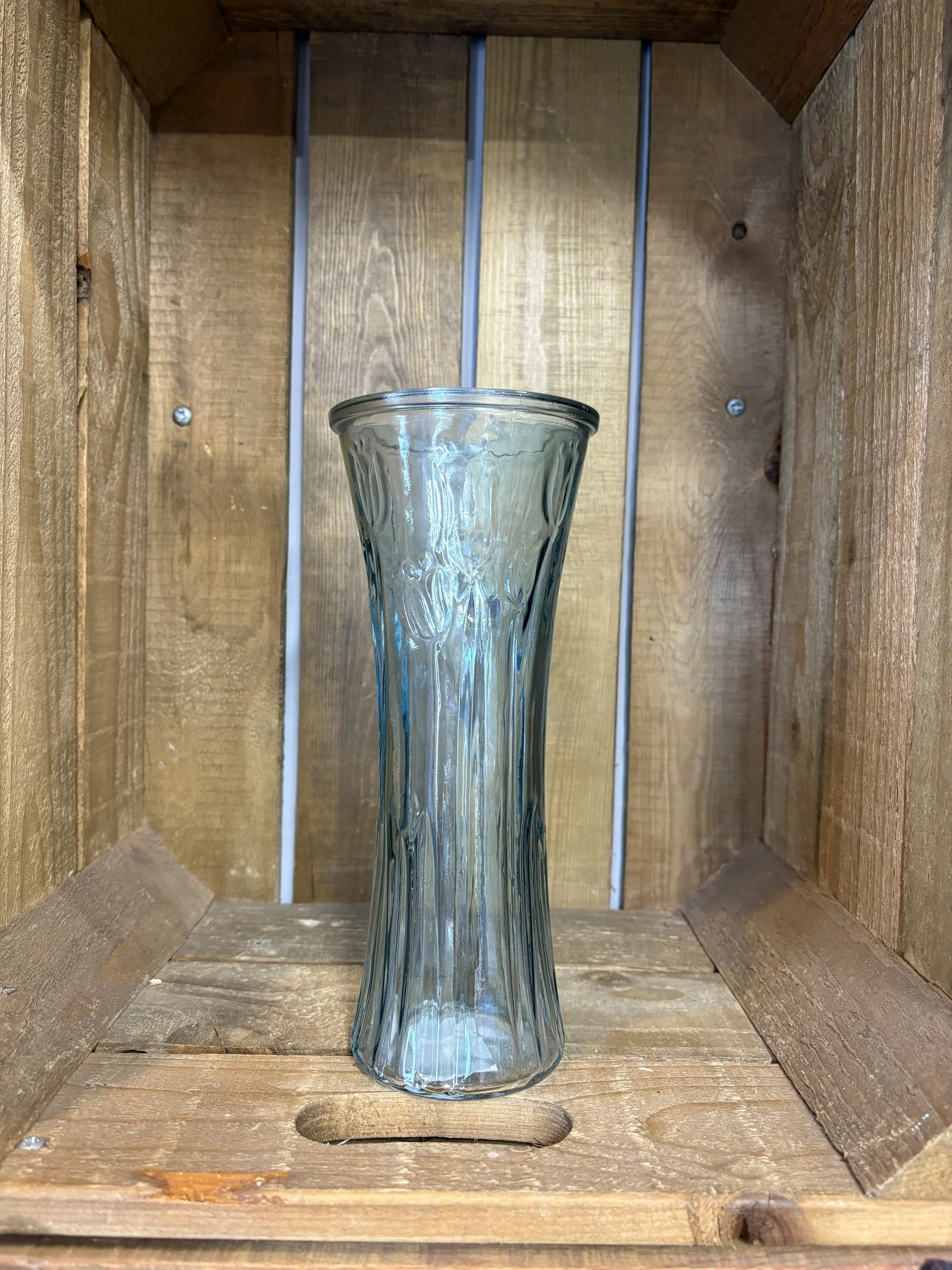 Blue Flute Vase