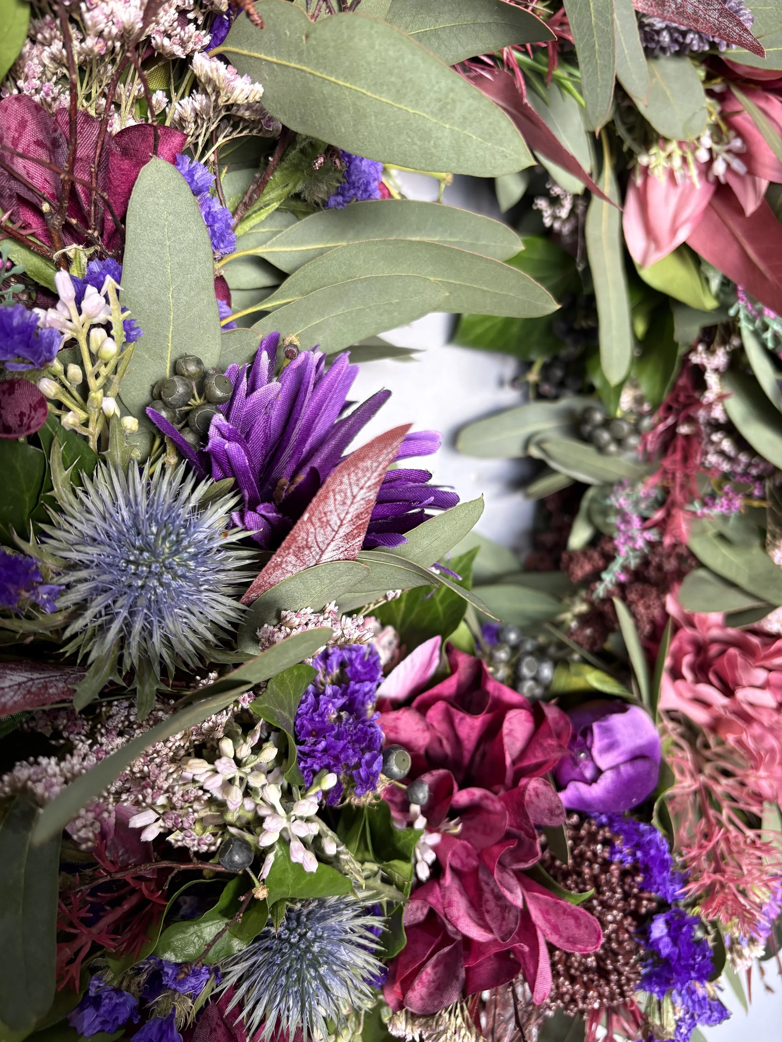 Artificial Flower Wreaths