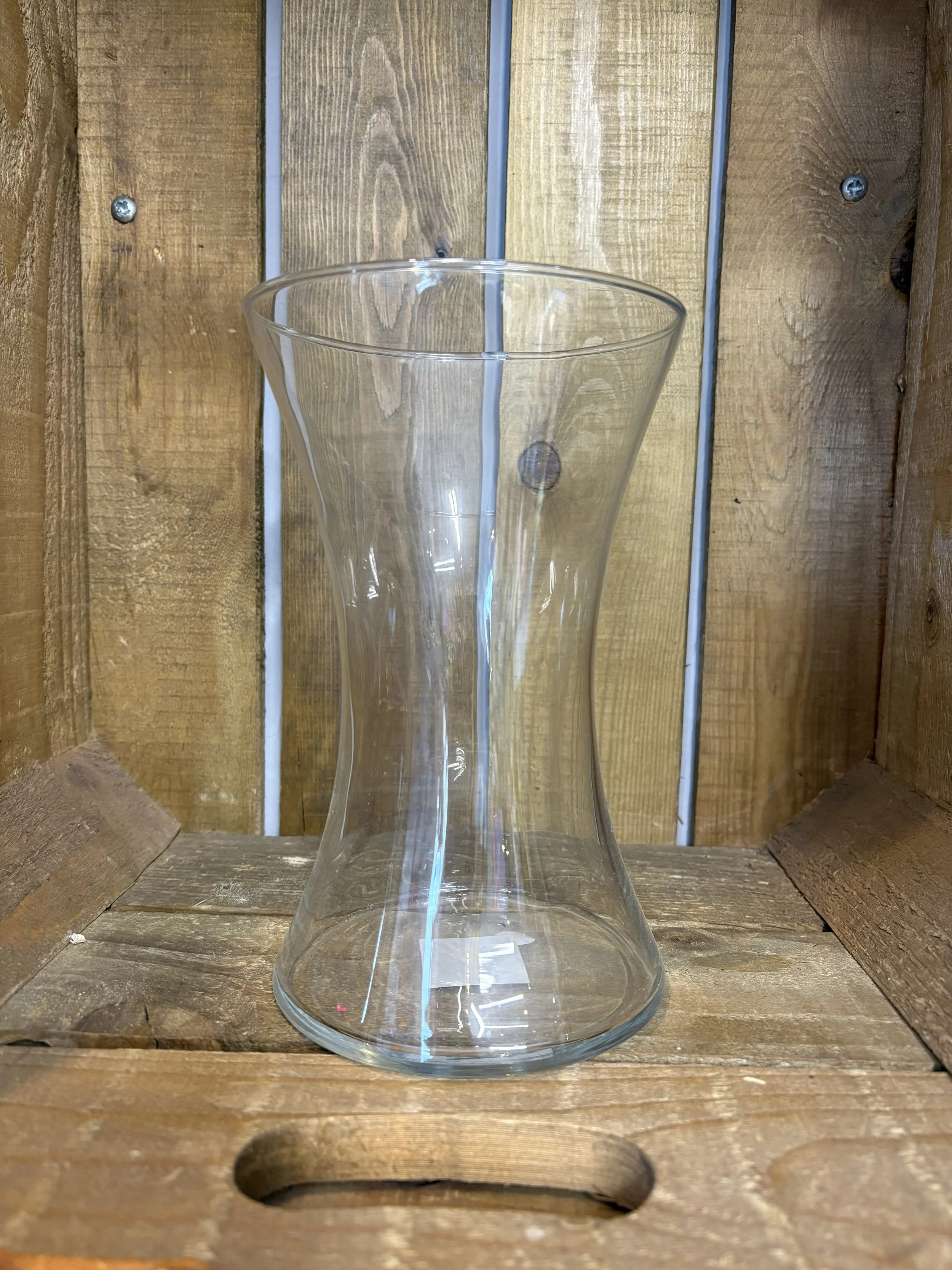 Clear Flute Vase