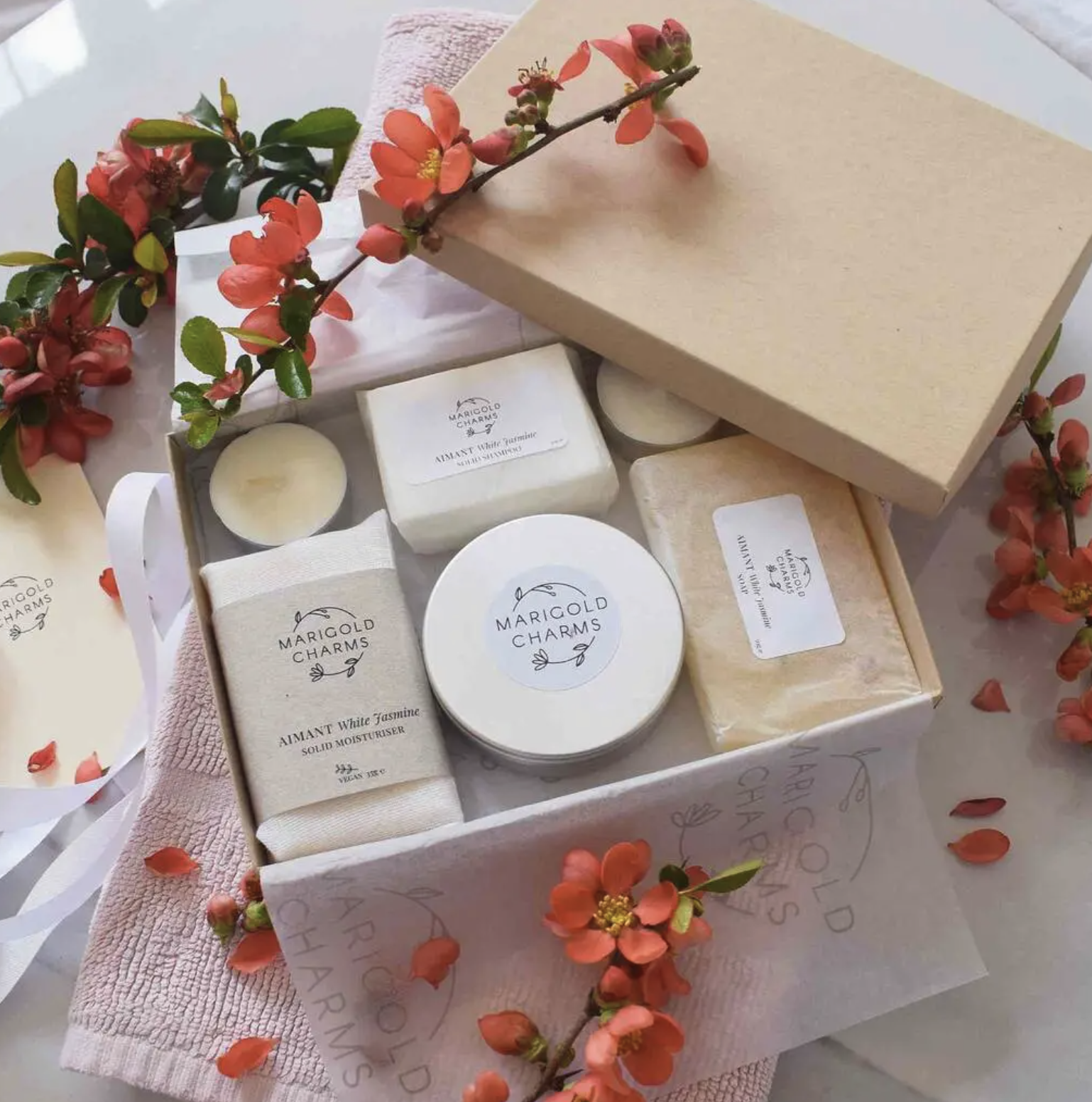 Vegan Organic Wellness Shower Spa Gift Set