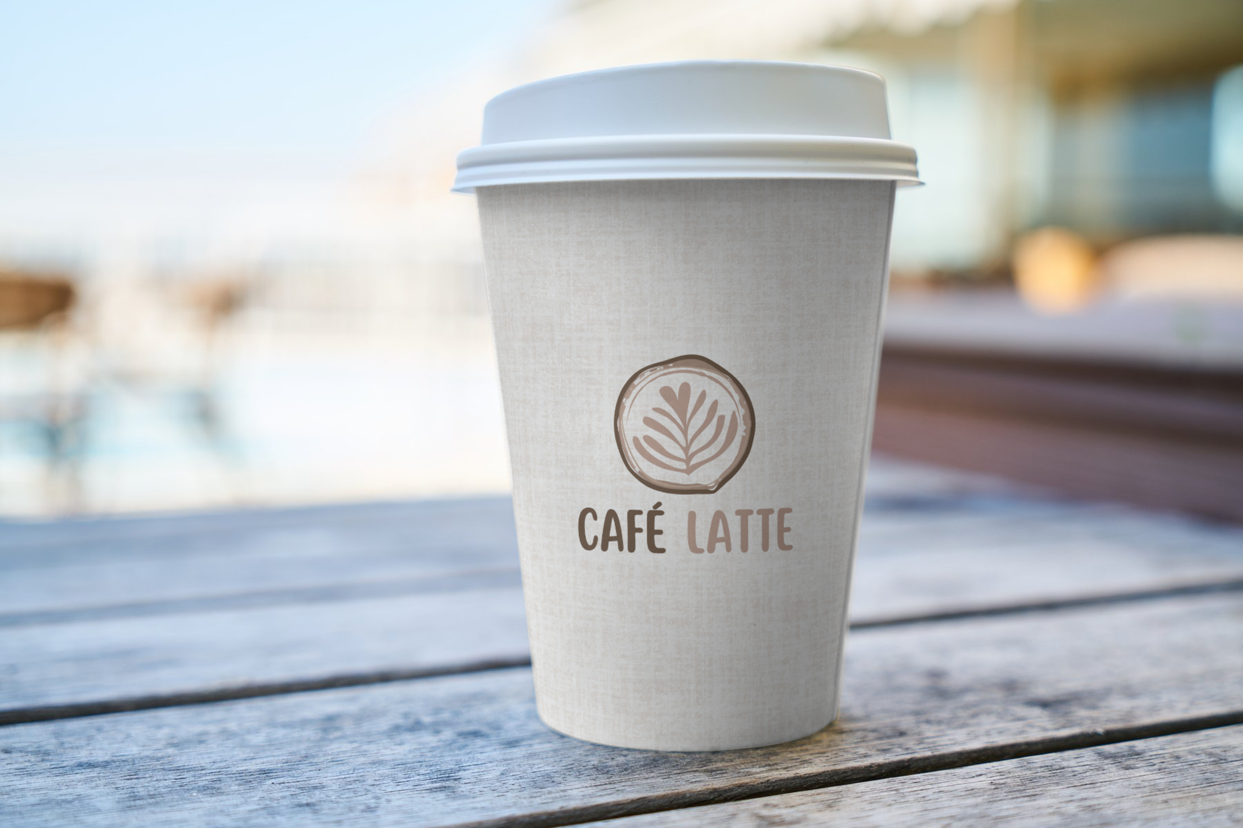 Coffee Shop Cups in Portland, Oregon (Available Worldwide)