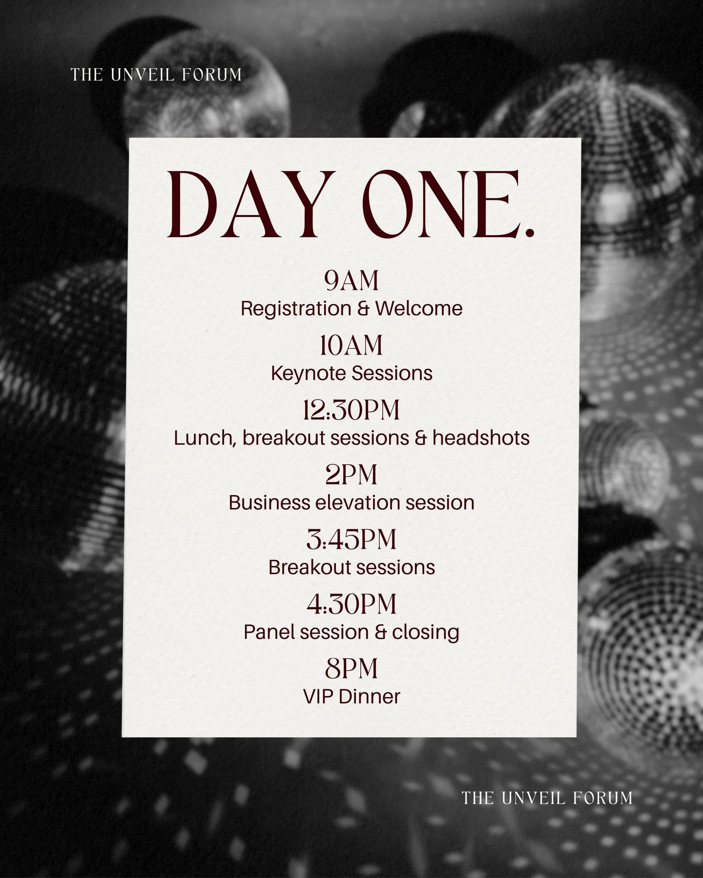 A first look at what&rsquo;s in store!

Two days of inspiration, strategy, and high-impact connections await at The Unveil Forum.

❤️🔥 THE UNVEIL FORUM
🗓️ October 28-29, 2026
📍 Edinburgh

Secure your ticket now and be part of the UK wedding event 