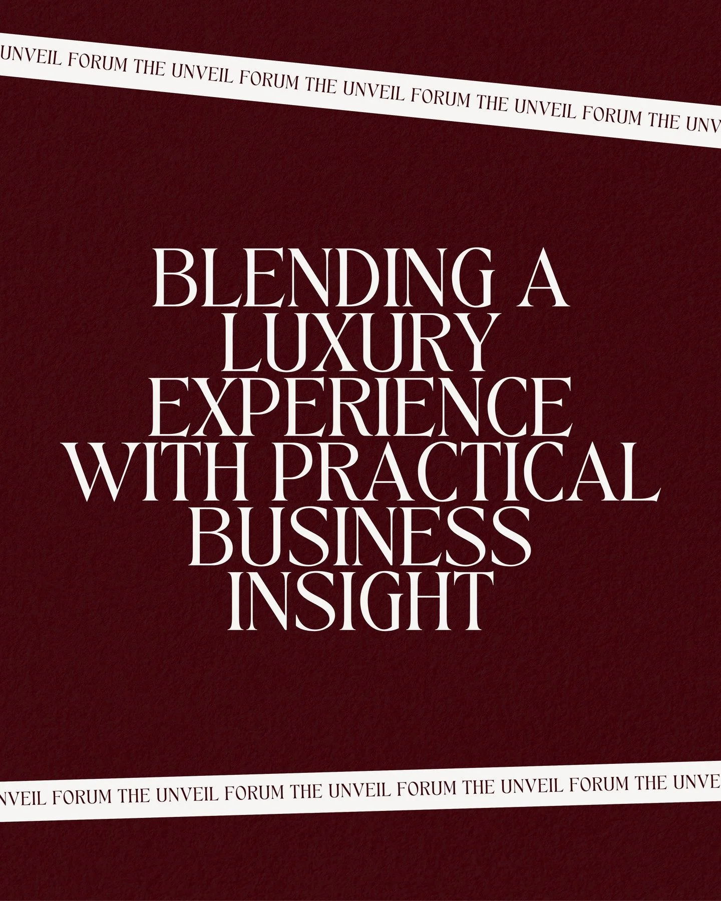 Two worlds. One event. ✨

Too often, wedding professionals are faced with a choice: gain insight and strategy at a dry conference, or enjoy a beautiful event with little practical takeaways...

The Unveil Forum changes that, giving you world-class ed