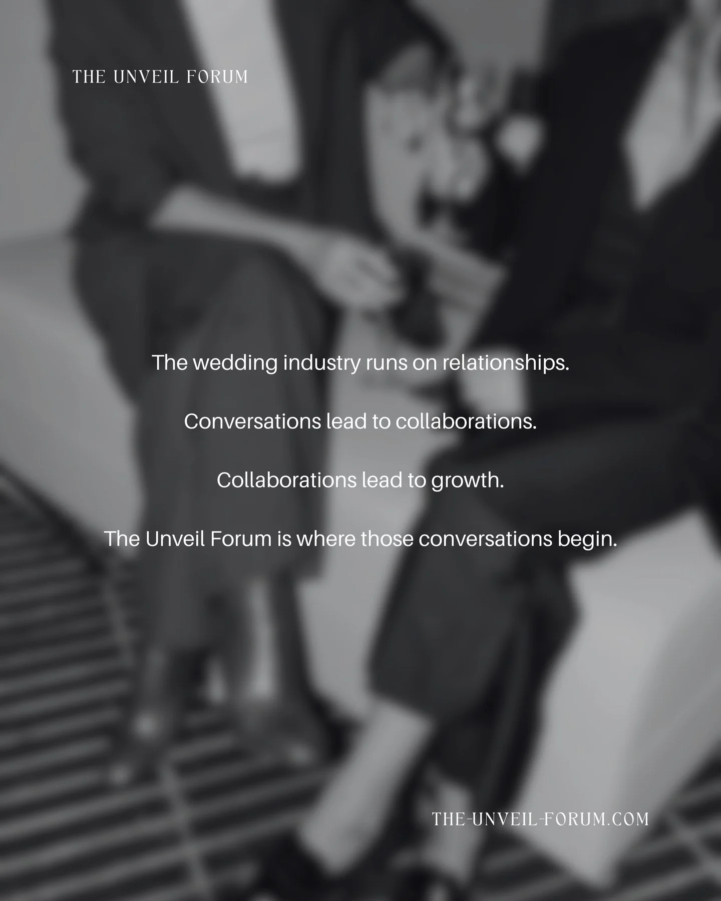 The wedding industry runs on relationships&hellip; but the real magic happens in person.

In the right room.
With the right people.
At the right level.

Because the conversations that change your business?
They&rsquo;re not happening in your DMs.

Th