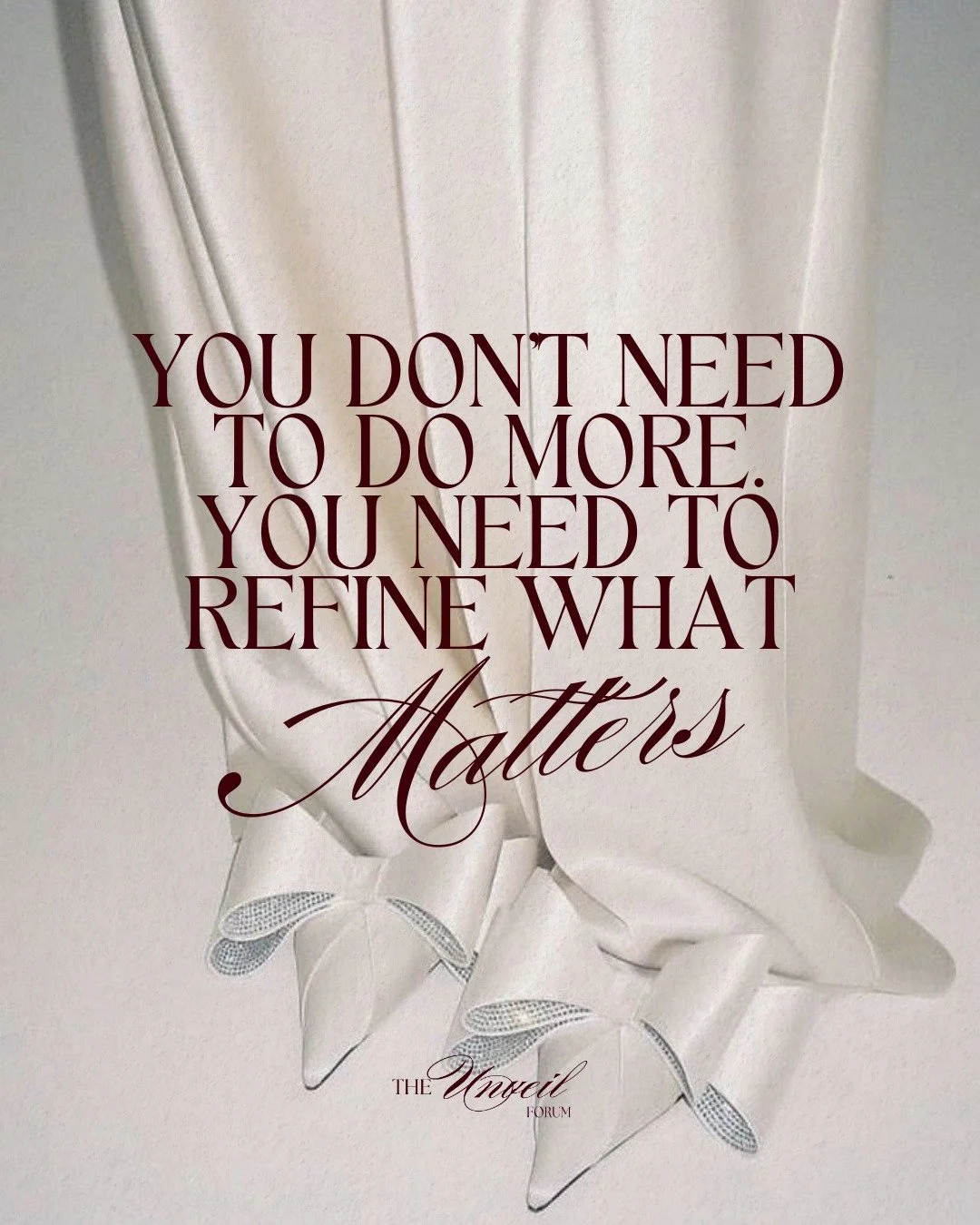 The instinct in the wedding industry is often to add.

More services.
More content.
More offers.

But growth rarely comes from expansion alone.

It comes from refinement.

Tightening your message.
Clarifying your offer.
Strengthening how your busines