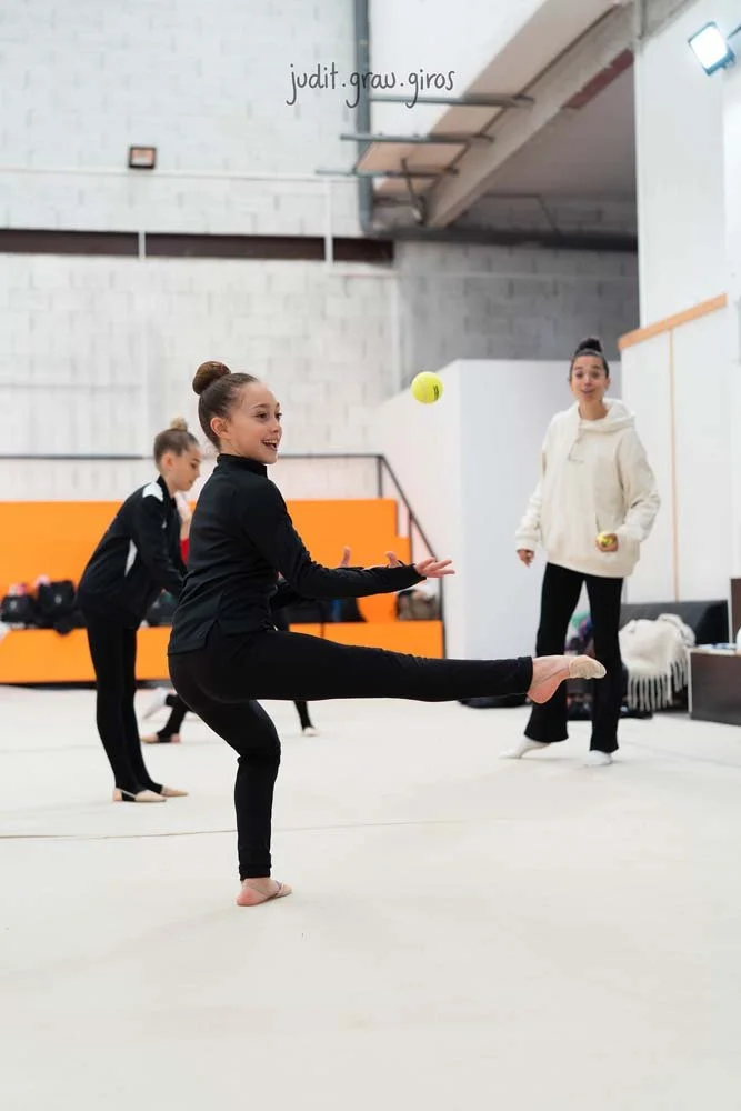 Masterclass de técnica de giros en gimnasia rítmica en Valencia