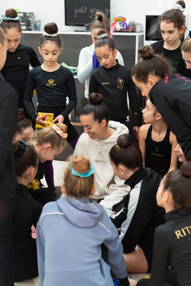 Masterclass de técnica de giros en gimnasia rítmica en Valencia