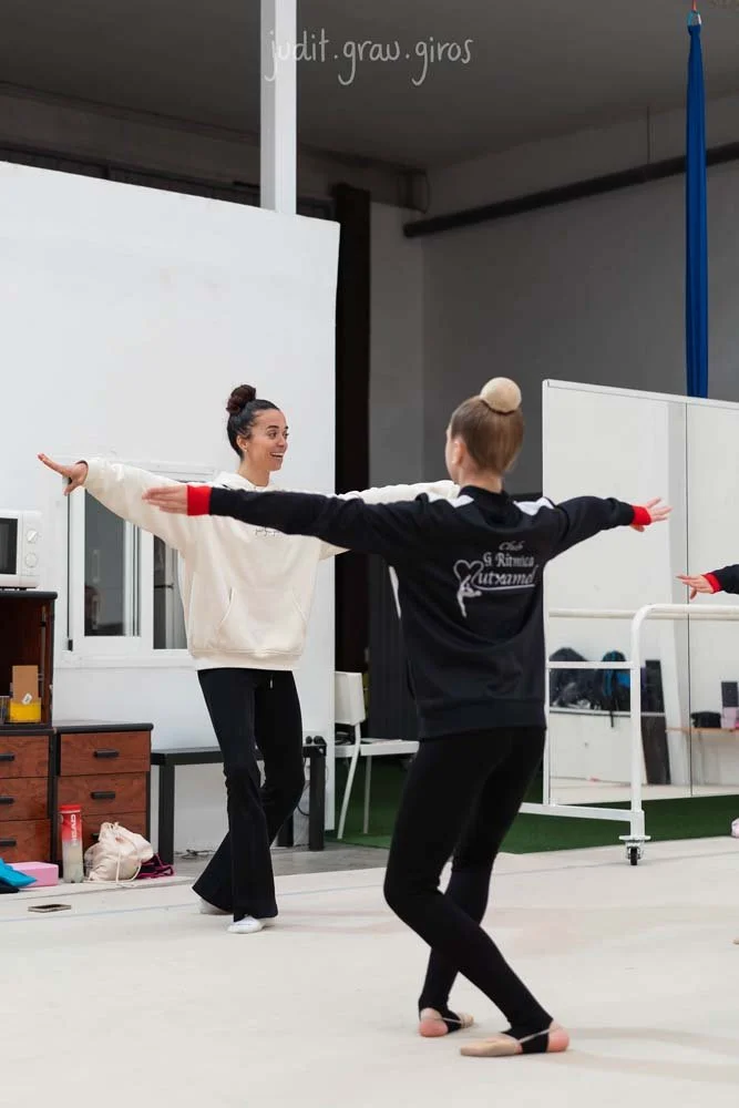 Masterclass de técnica de giros en gimnasia rítmica en Valencia