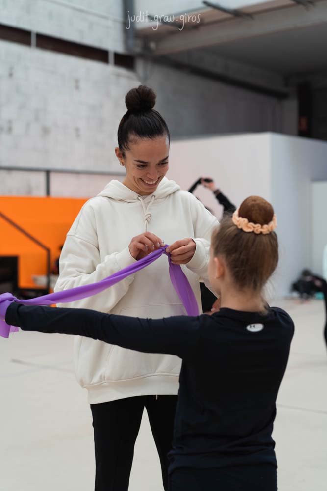 Masterclass de técnica de giros en gimnasia rítmica en Valencia