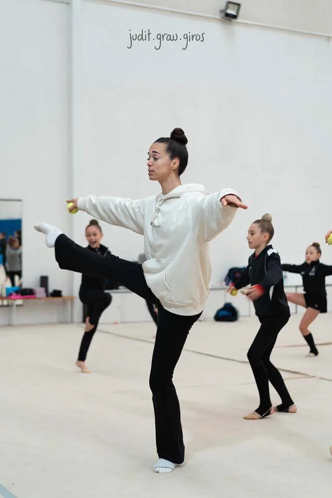Masterclass de técnica de giros en gimnasia rítmica en Valencia